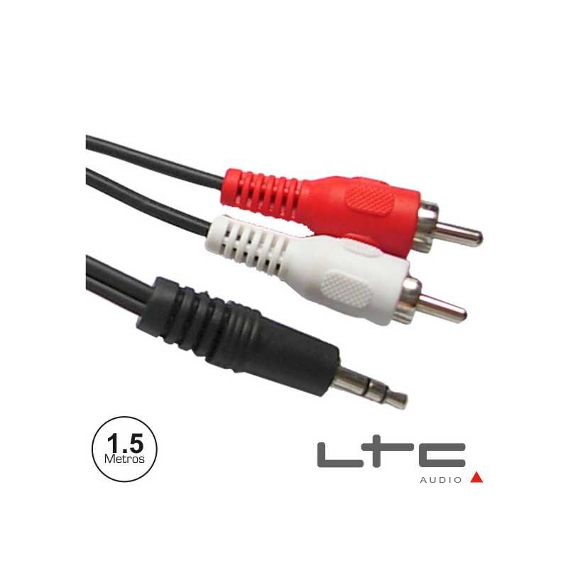 CABO JACK 35MM MACHO ST 2RCA MACHO 15M LTC