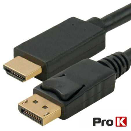 CABO DISPLAYPORT MACHO HDMI MACHO 2M PROK