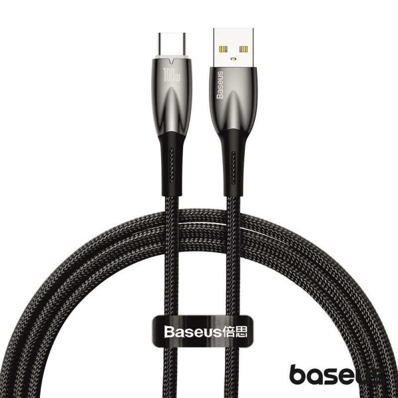 CABO USBA MACHO P USBC MACHO 1M 100W GLIMMER BASEUS