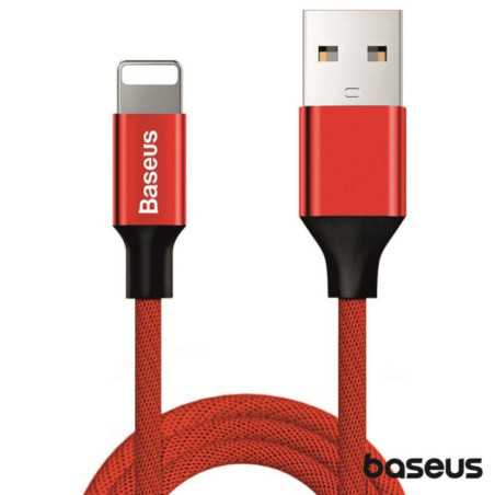 CABO USBA 20 MACHO IPHONE 56 18M VERMELHO BASEUS