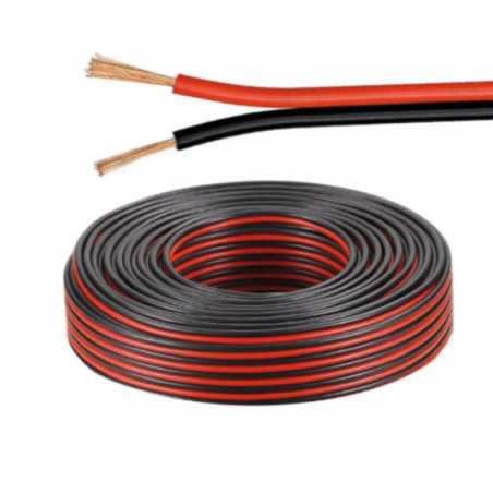 CABO COLUNA 2X075MM PRETOVERMELHO
