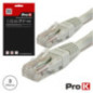 CABO UTP CAT5E CINZA 3M PROK