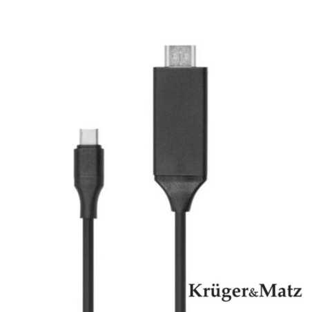 CABO HDMI MACHO USBC MACHO PRETO 2M KRUGER MATZ