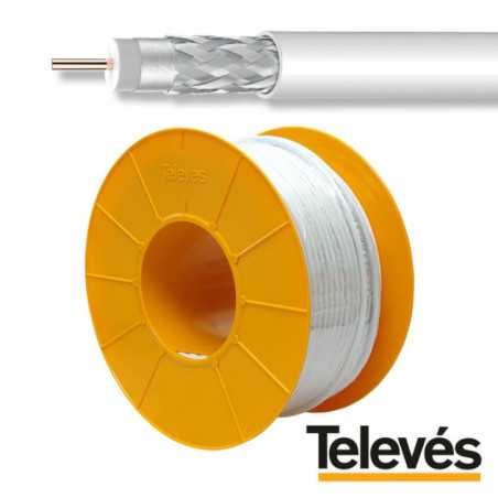 CABO COAXIAL 75 OHM 67MM BRANCO TELEVÉS