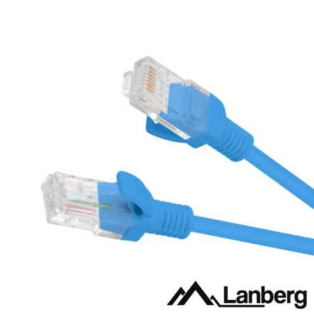 CABO UTP CAT5E 3M AZUL LANBERG