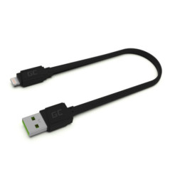 CABO USBA MACHO LIGHTNING MACHO QC 30 25CM GREEN CELL