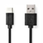CABO USBA 20 MACHO USBC MACHO 2M PRETO