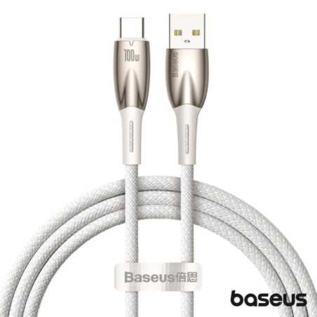 CABO USBA MACHO P USBC MACHO 1M 100W GLIMMER BASEUS