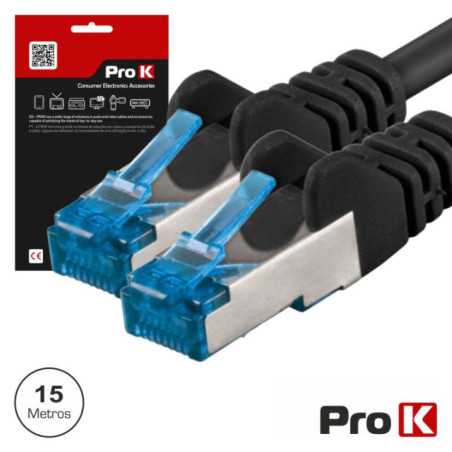 CABO SFTP CAT6E 15M PRETO PROK