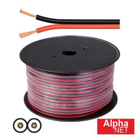 CABO COLUNA 2X100MM PRETOVERMELHO ALPHANET