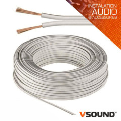 CABO COLUNA 2X075MM BRANCO PARALELO VSOUND
