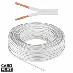 CABO COLUNA 2X150MM BRANCO FLAT