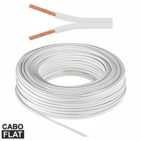 CABO COLUNA 2X150MM BRANCO FLAT