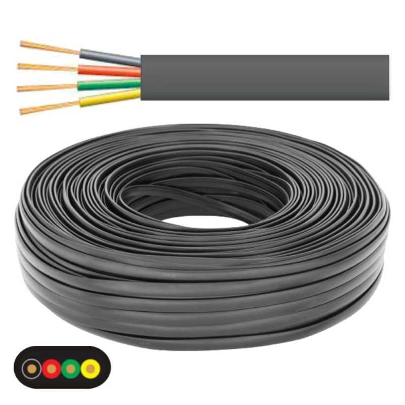 CABO TELEFONE 4 CONDUTORES 4X012MM PRETO