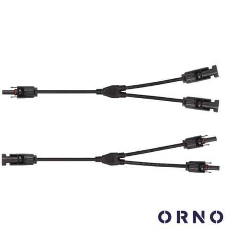 CONJUNTO DE ADAPTADORES EM Y P FICHAS SOLARES 2XMC4 ORNO
