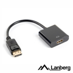 ADAPTADOR DISPLAYPORT MACHO HDMI FÊMEA LANBERG