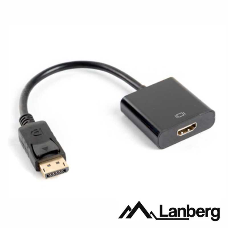 ADAPTADOR DISPLAYPORT MACHO HDMI FÊMEA LANBERG