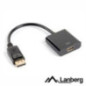 ADAPTADOR DISPLAYPORT MACHO HDMI FÊMEA LANBERG