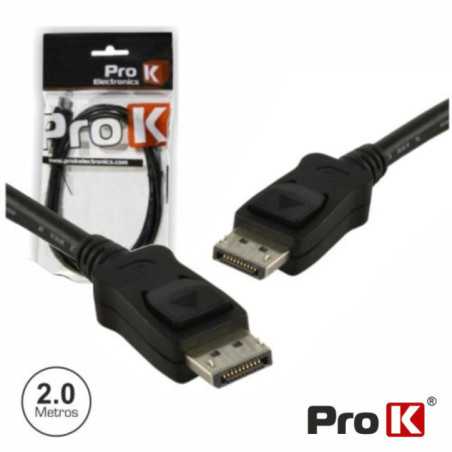 CABO DISPLAYPORT MACHO MACHO PRETO 2M PROK
