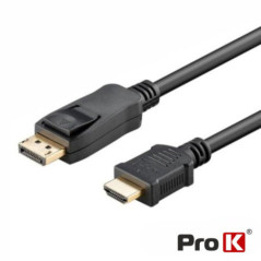 CABO DISPLAYPORT MACHO HDMI MACHO 5M PROK