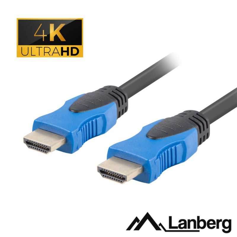 CABO HDMI DOURADO MACHO MACHO 20 4K 1M LANBERG