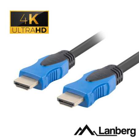 CABO HDMI DOURADO MACHO MACHO 20 4K 1M LANBERG