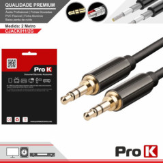 CABO JACK 35MM MACHO JACK 35MM MACHO 2M ST PROK