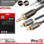 CABO JACK 35MM MACHO ST 2RCA MACHO 1M PROK