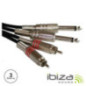 CABO 2JACK 635MM MACHO 2RCA MACHO MN 3M IBIZA