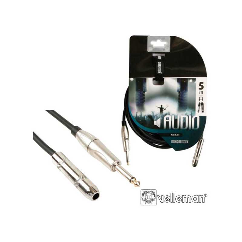 CABO JACK 635MM MACHO JACK 635MM FÊMEA 5M MN