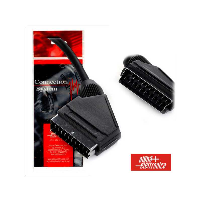 CABO SCART MACHOMACHO 21P 15M POLYBAG