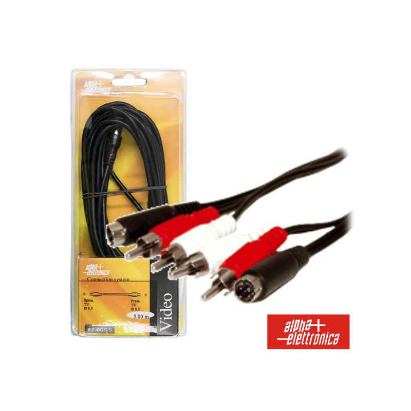 CABO 2SVHS MACHO 4RCA ÁUDIO MACHO 15M BLISTER