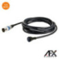 CABO DMX XLR 3P MACHO XLR 3P FÊMEA 13M IPAR123 AFXLIGHT