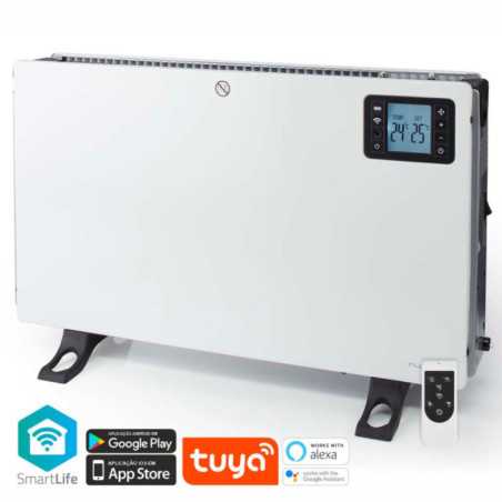 AQUECEDOR CONVECTOR INTELIGENTE C WIFI 2000W NEDIS
