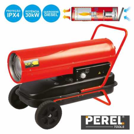 AQUECEDOR DE AR GASÓLEO QUEROSENE 30KW 230V IPX4 PEREL