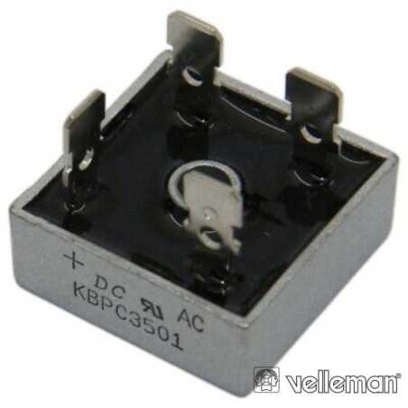 PONTE RETIFICADORA 100V35A VELLEMAN
