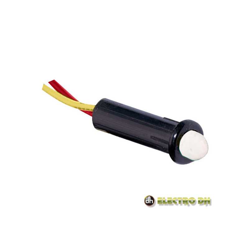 LED PILOTO ALTO BRILHO INTERMITENTE VERMELHO 5MM 12V EDH