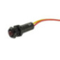LED 5MM ALTO BRILHO VERMELHO 12V DC C19CM CABO