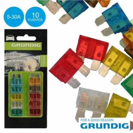 CONJUNTO DE 10 FUSÍVEIS P AUTOMÓVEL 530A GRUNDIG