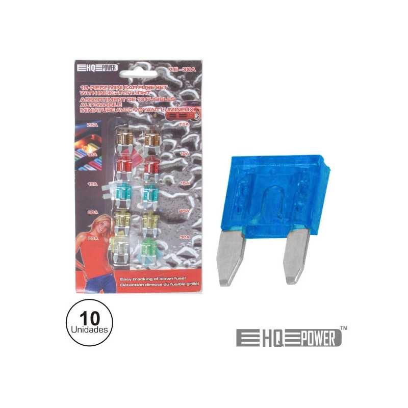 CONJUNTO DE 10 MINIFUSÍVEIS P AUTOMÓVEL 7530A