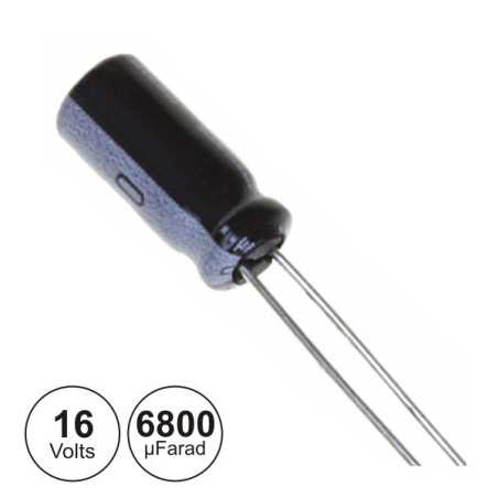 CONDENSADOR ELECTROLITICO 6800UF 16V 105