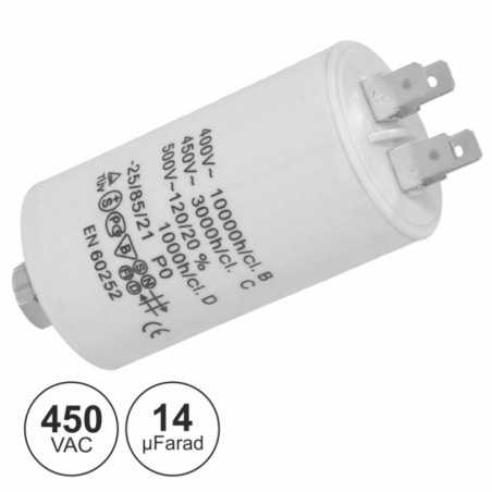 CONDENSADOR ARRANQUE 14UF 450V TERRA