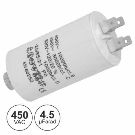 CONDENSADOR ARRANQUE 45UF 450V TERRA