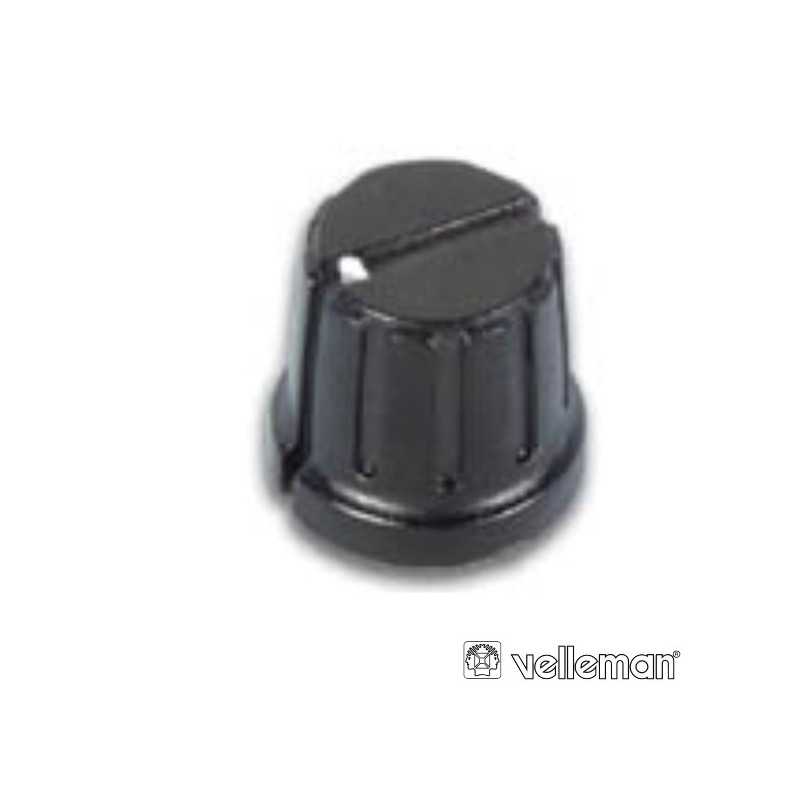 BOTÃO PRETO C PONTO BRANCO 155X3MM