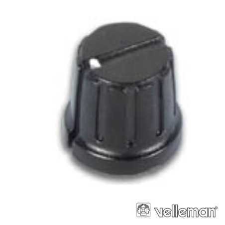 BOTÃO PRETO C PONTO BRANCO 155X3MM