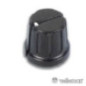 BOTÃO PRETO C PONTO BRANCO 155X3MM