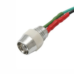 LUZ LED PILOTO VERMELHO 12V 5MM