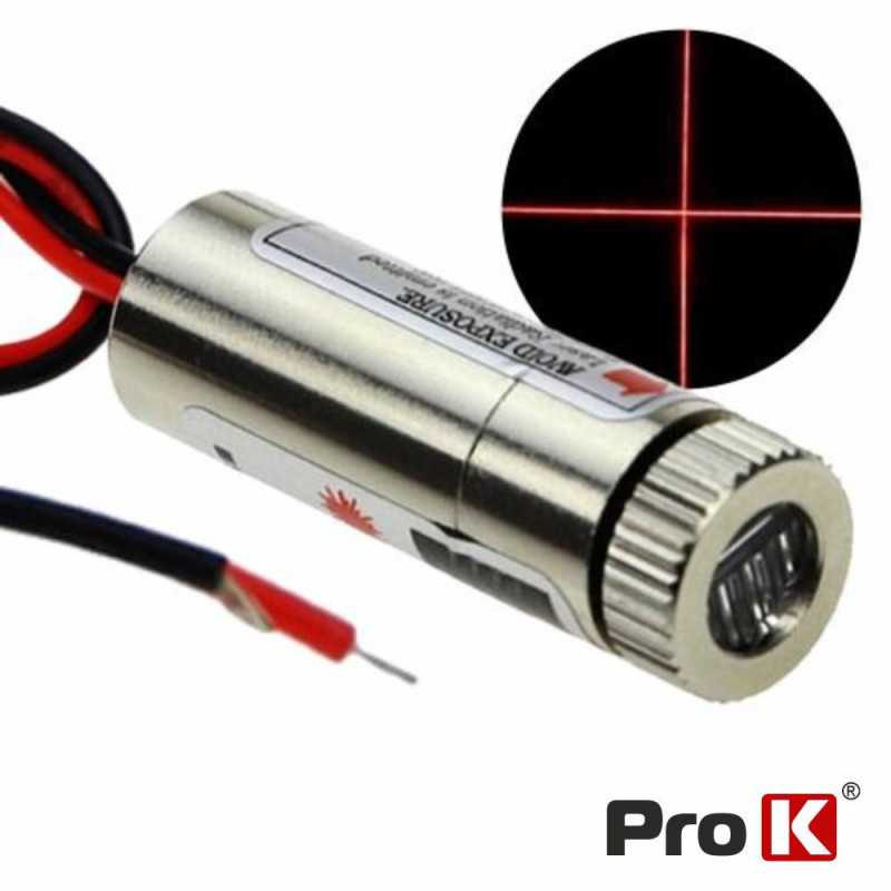 MÓDULO LASER VERMELHO 35V 5MW PROK