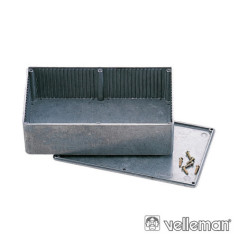 CAIXA ABS CINZA ESCURO 190X100X60MM