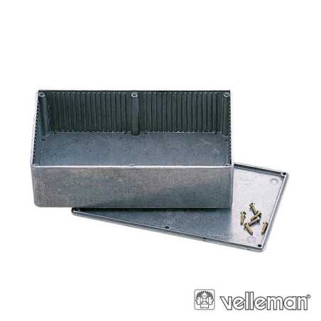 CAIXA ABS CINZA ESCURO 190X100X60MM